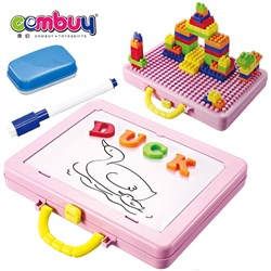 CB931669 CB931670 - Building block erasable doodle drawing writing board toys for kids